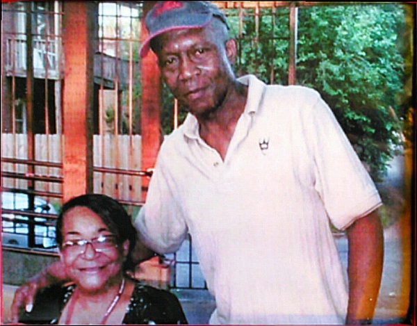 A screenshot of my grandma, Sandra Owens, and her boyfriend, Jessie. Photo Credit: My mother, Kimrala Owens